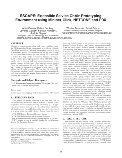 Extensible Service ChAin Prototyping Environment using Mininet