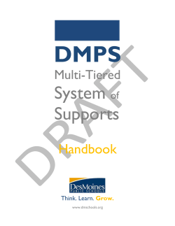 MTSS - Staff Training - Des Moines Public Schools