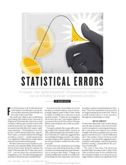 statistical errors