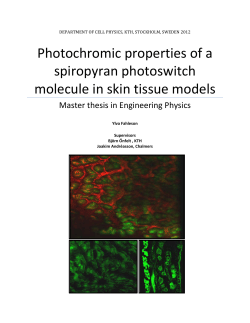 Photochromic properties of a spiropyran photoswitch molecule in