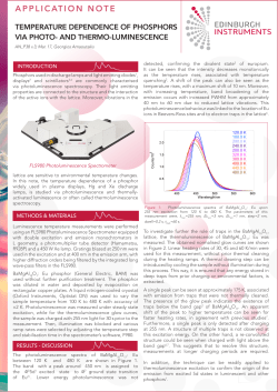 application note - Edinburgh Instruments