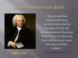 Johann Sebastian Bach