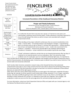 Margaret B. Ross, Extension Livestock Agent