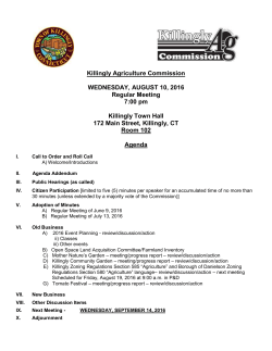 Ag Comm Regular Meeting Agenda (8-10-16)