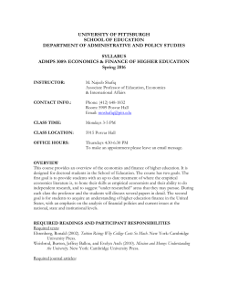section ii: the demand for higher education