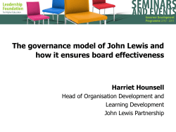 Harriet Hounsell, Head of Organisation Development and Learning