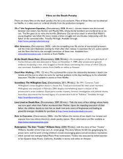 Films on the Death Penalty
