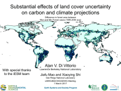 Substantial effects of land cover uncertainty on carbon and climate