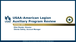 Presentation Title - American Legion Auxiliary
