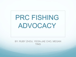 PRC FISHING ADVOCACY