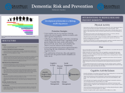 Physical Activity Diet Cognitive Activity/Leisure Stefanie Austin