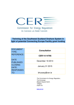 Twinning of the Southwest Scotland Onshore System in light of