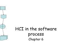 Lecture 11 Hci in the software process