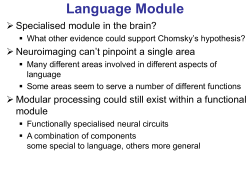 Language Module