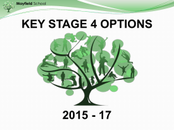 key stage 4 options