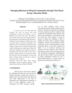 2. Smart Grid Pilot Projects