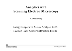 Electron Backscatter Diffraction EBSD