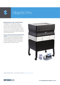 Objet30 Pro - Tri