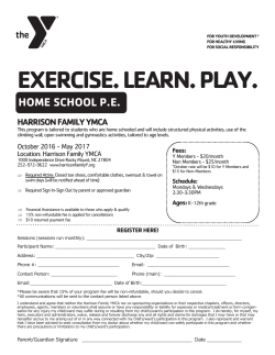 EXERCISE. LEARN. PLAY. - Rocky Mount