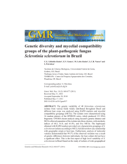 Genetic diversity and mycelial compatibility groups of the plant