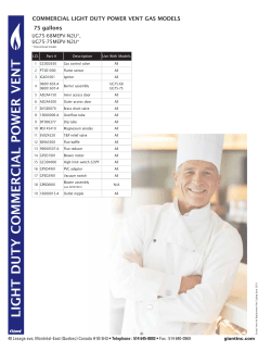 light duty commercial power vent