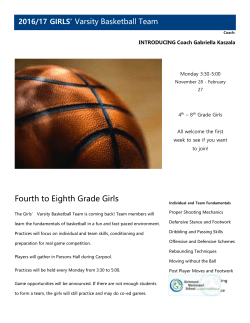 Girls` Varsity Basketball - Richmond Montessori School