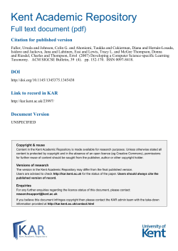 Developing a Computer Science