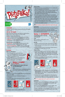 Pictureka English 04909 Instructions