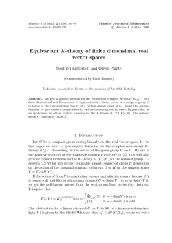 Equivariant K-theory of finite dimensional real vector spaces