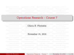 Operations Research