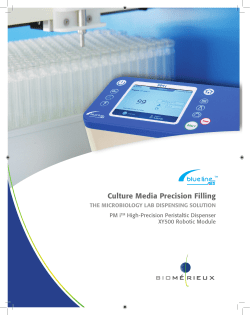 Culture Media Precision Filling