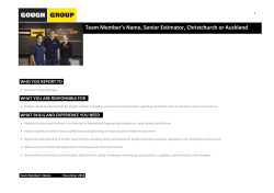 KEY ACCOUNTABILITIES AND RESULT AREAS Team Membership
