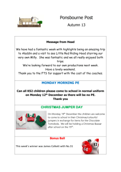 Monday 12th December latest