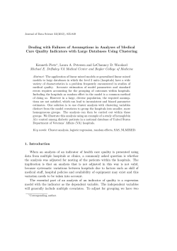 Dealing with Failures of Assumptions in Analyses of Medical Care