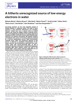 A hitherto unrecognized source of low-energy electrons in