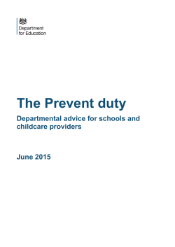 The Prevent Duty