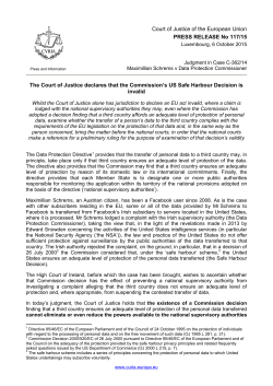 The Court of Justice declares that the - curia