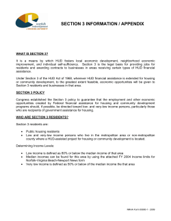 section 3 resident certificate - Norfolk Redevelopment and Housing