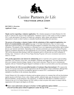 Canine Partners For Life