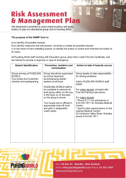 Risk Assessment