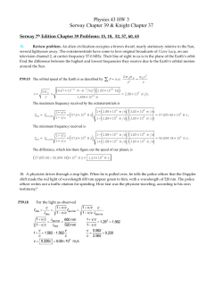 Physics 43 HW 2 Chapter 39