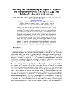Detecting and Understanding the Impact of Cognitive and