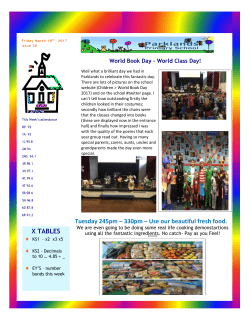 10th March - Parklands Primary School