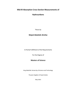 Mid-IR Absorption Cross-Section Measurements of Hydrocarbons