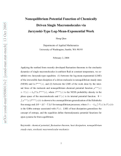 Nonequilibrium Potential Function of Chemically Driven Single