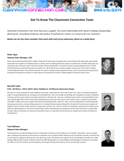 Get To Know The Cleanroom Connection Team