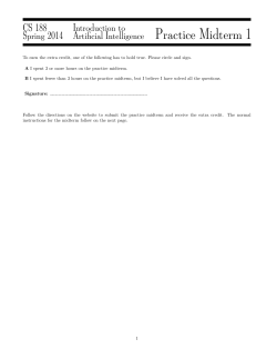 Practice Midterm 1