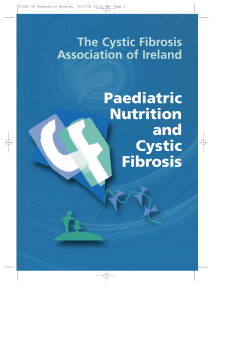 Paediatric Nutrition and CF