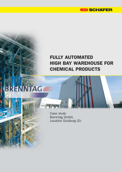 fully automated high bay warehouse for chemical