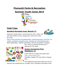 Field Trips - Plymouth Town Rec